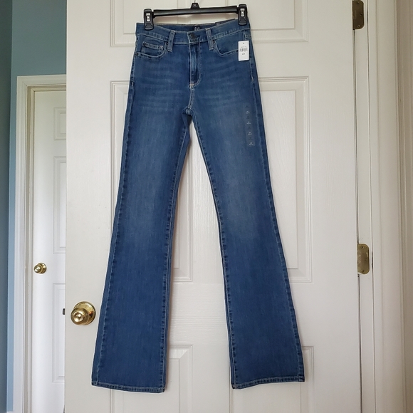 GAP Mid Rise Boot Stretch Jeans - Picture 2 of 6